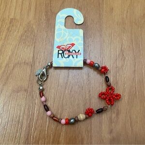 NWT Roxy Cha Cha Cha Charm Beaded Surfer Vintage Y2K Bracelet